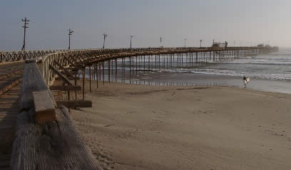 Muelle de Piemntel, Playa